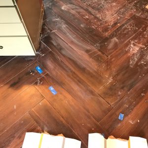 install kitchen tile floor